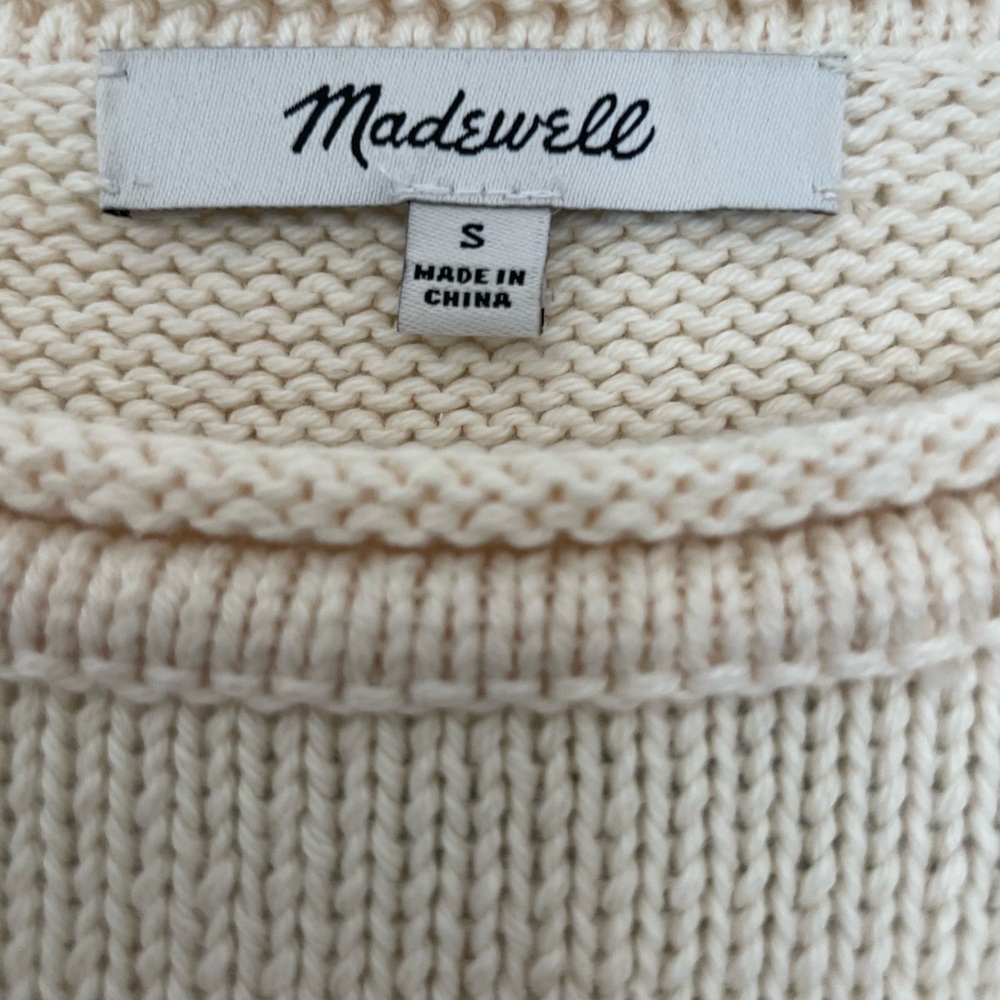 Madewell crewneck cotton sweater
